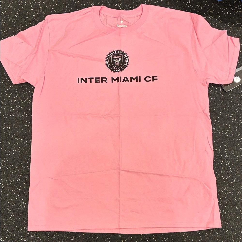 Fanatics Pink Inter Miami CF Short Sleeve Tee
